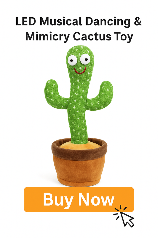 LED Musical Dancing & Mimicry Cactus Toy